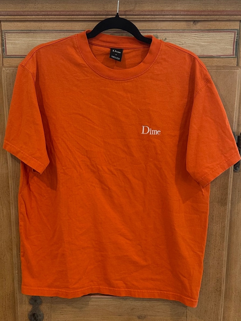 Men's - DIME - Bright Orange Shortsleeve Tee-Shirt - Size M